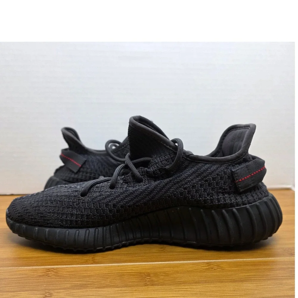 Adidas Yeezy Boost 350 V2 Black Non-Reflective FU9006 Mens Sneakers Size 10